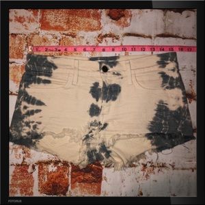 Wildfox Tie Dye Denim Shorts